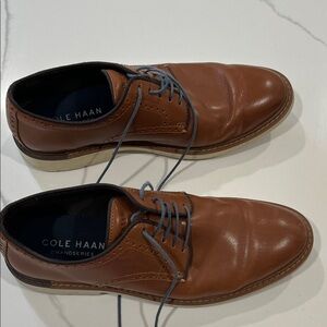 Cole Haan Men's Tan Leather Oxfords